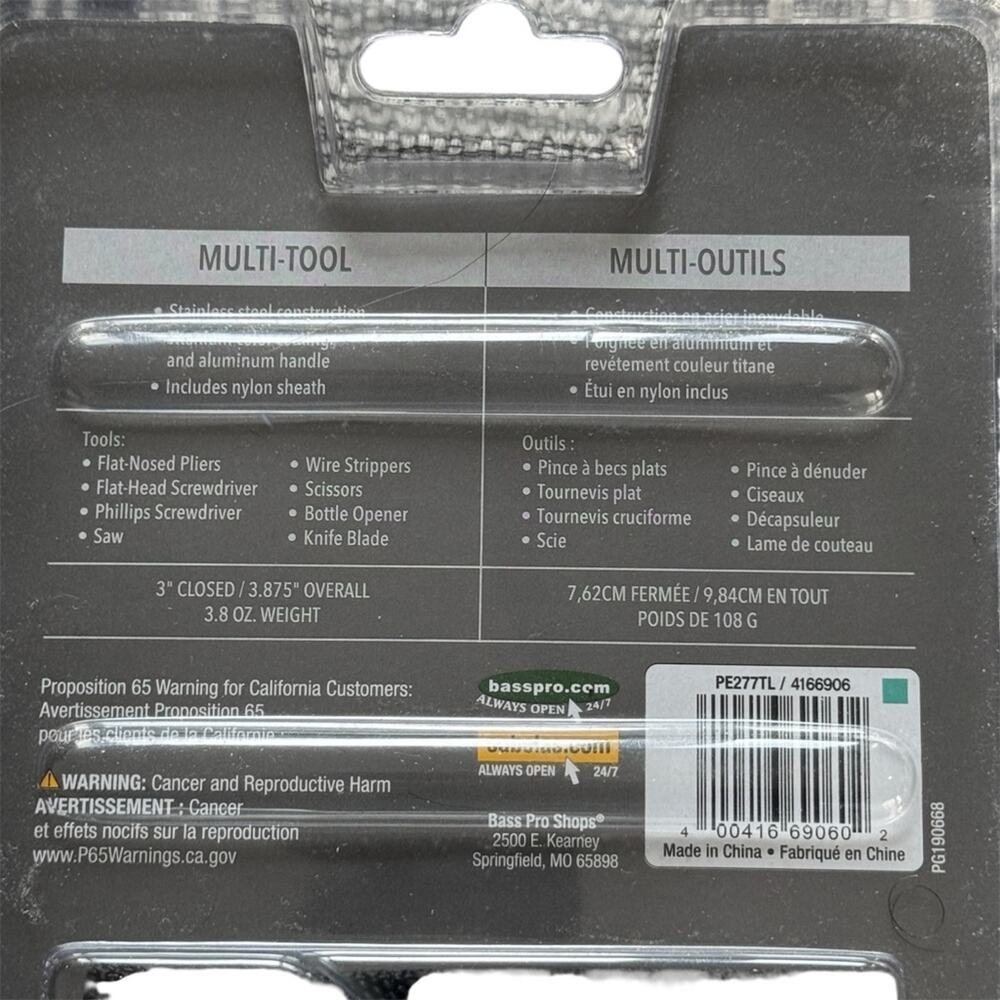 Cabela’s Muti-Tool Teal Silver Screwdrivers Scissors Bottle Opener 3” Closed - Picture 3 of 4